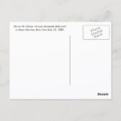 セントヘレンズ山 国立火山記念物 旅行 ポストカード (裏面)