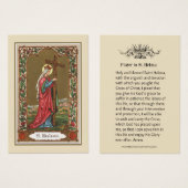 セントヘレンヘレナ宗教的カトリック祈りの言葉 (正面&裏面)