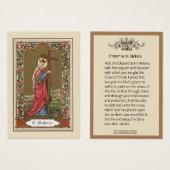 セントヘレンヘレナ宗教的カトリック祈りの言葉 (正面&裏面)