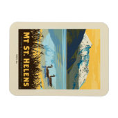 セントヘレン山 | ワシントン マグネット (横)