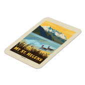 セントヘレン山 | ワシントン マグネット (左側)