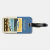 セントヘレン山 | ワシントン ラゲッジタグ (裏面横)