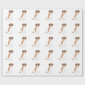 セントベルナードドッグ ラッピングペーパー (フラット)