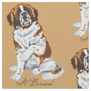 セントベルナード犬 ファブリック