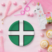 セントペトロック州旗/デボン州旗紙プレート ペーパープレート (パーティー)