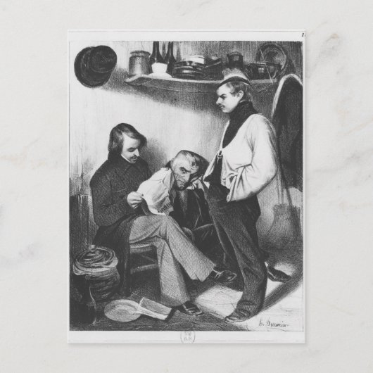 セントペラジーの思い出の挿絵 ポストカード (正面)