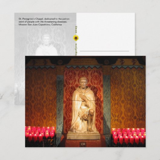 セントペレグリネ礼拝堂、カリフォルニア州サン・フアン・カピストラノ - ポストカード (正面/裏面)
