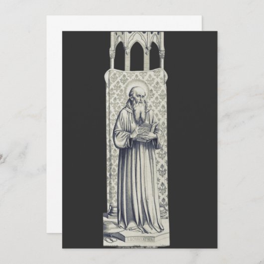 セントボナベンチャーセラフィック医師 招待状 (正面/裏面)