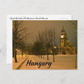 セントボルバラパリシュチャーチドロッグハンガリーデザイン ポストカード (正面/裏面)