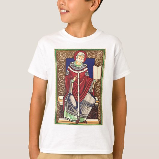 セントポープグレゴリー素晴らしザ Tシャツ (正面)