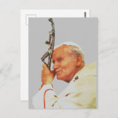 セントポープジョンポールII ポストカード (正面/裏面)