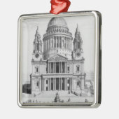 セントポールのカテドラルの西の見通し メタルオーナメント (左)