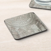 セントポールのカテドラル1817年のインテリア コースター (左側)