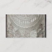 セントポールのカテドラル1817年のインテリア 名刺 (裏面)