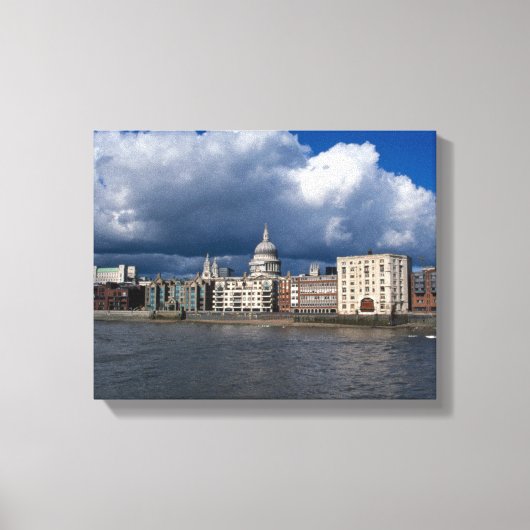 セントポールのカテドラル キャンバスプリント (正面)