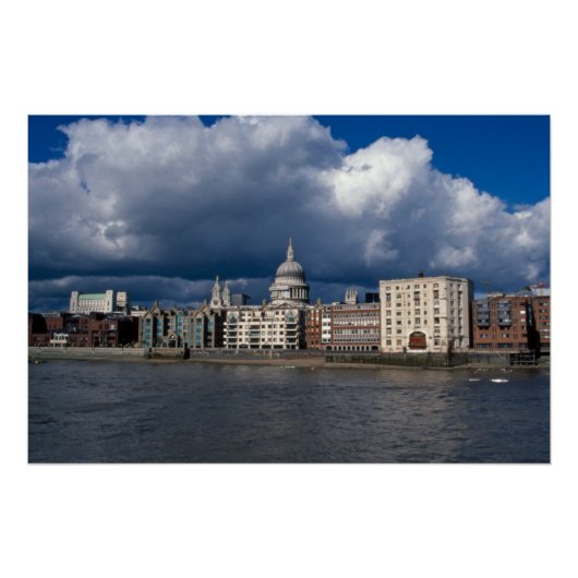 セントポールのカテドラル ポスター (正面)