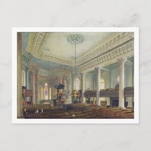 セントポールのデプットフォード(紙付き) ポストカード (正面)