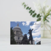 セントポールの像 ポストカード (スタンド正面)