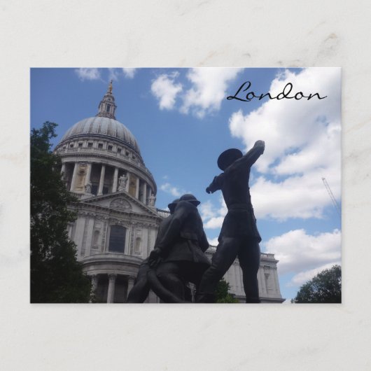 セントポールの像 ポストカード (正面)