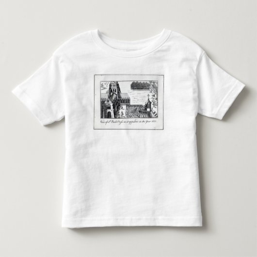 セントポールの十字の眺め トドラーTシャツ (正面)