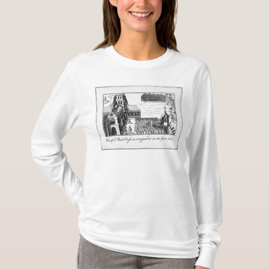 セントポールの十字の眺め Tシャツ (正面)
