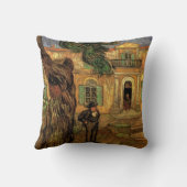 セントポールの松の木ビンセント・ヴァン・ゴッホ クッション (裏面)