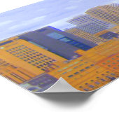 セントポールスカイラインのダウンタウン ポスター (角)