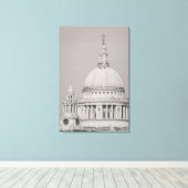セントポールズカテドラルロンドン キャンバスプリント (インサイチュ (ウッドフロア))