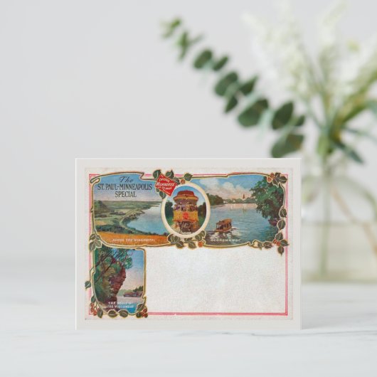 セントポールミネアポリス1908年スペシャル ポストカード (スタンド正面)
