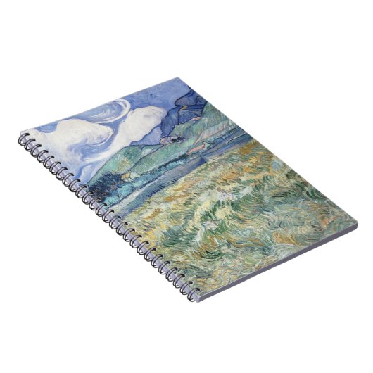 セントポールヴィンセント・ヴァン・ゴッホの後ろの風景 ノートブック (右側)