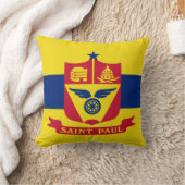 セントポール国旗(ミネソタ) クッション (ブランケット)