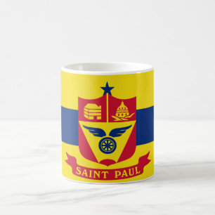 セントポール国旗（ミネソタ） コーヒーマグカップ
