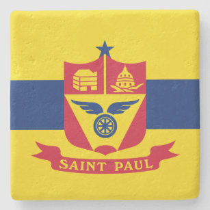 セントポール国旗（ミネソタ） ストーンコースター