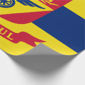 セントポール国旗(ミネソタ) ラッピングペーパー (角)