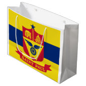 セントポール国旗(ミネソタ) ラージペーパーバッグ (正面アングル)