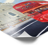 セントポール大聖堂とロンドンバス写真の拡大 フォトプリント            (角)