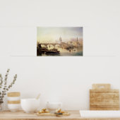 セントポール大聖堂とロンドンブリッジ ポスター (キッチン)