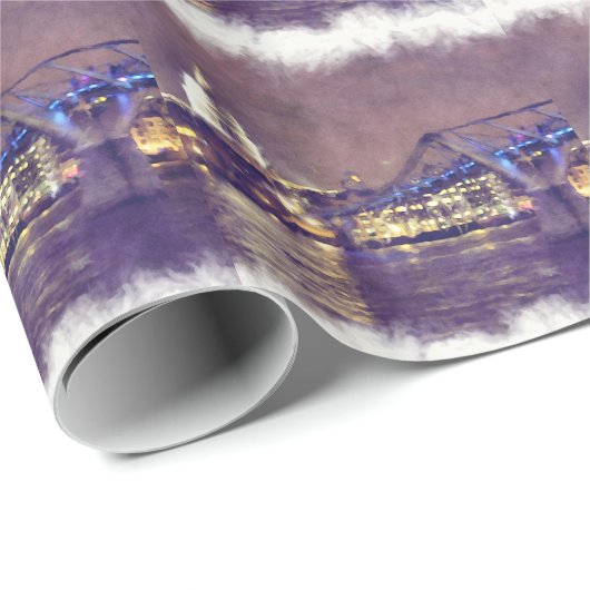 セントポール大聖堂バイナイトアー素晴らしトの絵画大聖堂 ラッピングペーパー (ロールコーナー)