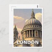 セントポール大聖堂ロンドン統一されたキングダムトラベル ポストカード (正面/裏面)