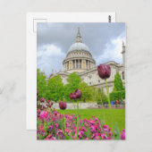 セントポール大聖堂ロンドン英国はがき ポストカード (正面/裏面)