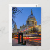 セントポール大聖堂ロンドン英国はがき ポストカード (正面/裏面)