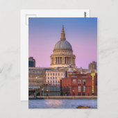 セントポール大聖堂ロンドン英国はがき ポストカード (正面/裏面)