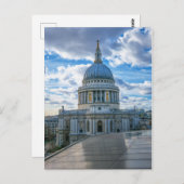 セントポール大聖堂ロンドン英国はがき ポストカード (正面/裏面)