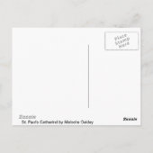 セントポール大聖堂ロンドン葉書 ポストカード (裏面)