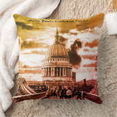 セントポール大聖堂ロンドン クッション (ブランケット)