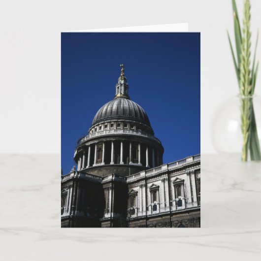 セントポール大聖堂ロンドン サンキューカード (正面)