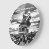 セントポール大聖堂ロンドン ラージ壁時計 (傾斜)