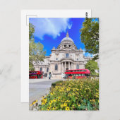 セントポール大聖堂ロンドン、英国はがき ポストカード (正面/裏面)