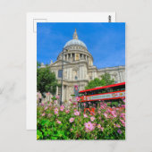 セントポール大聖堂ロンドン、英国はがき ポストカード (正面/裏面)