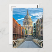 セントポール大聖堂ロンドン、英国はがき ポストカード (正面/裏面)